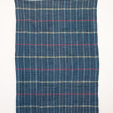VINTAGE BONDOUKOU CLOTH IN INDIGO WITH YELLOW AND RED