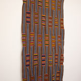 VINTAGE EWE KENTE IN BROWN/BLUE UNITY