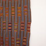 VINTAGE EWE KENTE IN BROWN/BLUE UNITY