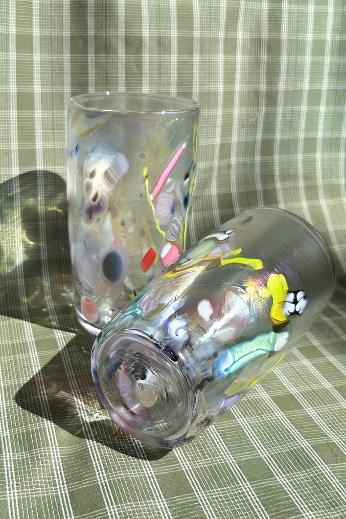 IRIDIZED NASSAU TUMBLER SINGLE OR SET