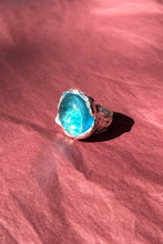 Load image into Gallery viewer, ATOLÓN RING IN SILVER/BLUE