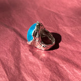 ATOLÓN RING IN SILVER/BLUE