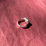 OLA RING IN SILVER/BROWN