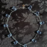 NOUE NECKLACE IN PALE BLUE/GREY