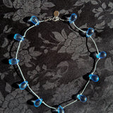 NOUE NECKLACE IN PALE BLUE/GREY