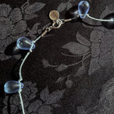 NOUE NECKLACE IN PALE BLUE/GREY