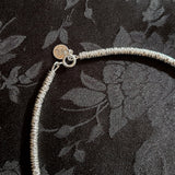 CORAIL NECKLACE IN HEMATITE/BLACK