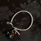 CORAIL/CLAPIO HYBRID BRACELET IN BLACK/AMBER