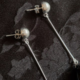 LONG GOTA EARRINGS IN BLACK