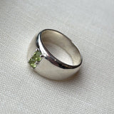 RADIO RING IN PERIDOT