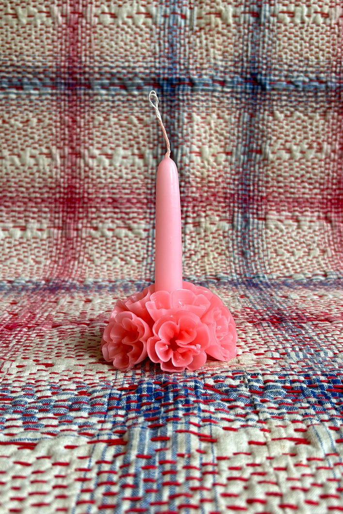 MINI BANDERILLA CANDLE IN LIGHT PINK