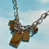 TWO TONE DIARIO NECKLACE