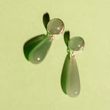 LARME EARRINGS IN JADE GREEN