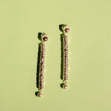PRIN EARRINGS IN HEMATITE