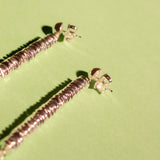 PRIN EARRINGS IN HEMATITE