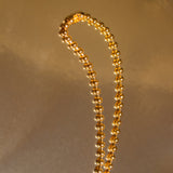 STAR PACHA NECKLACE IN GOLD/AQUA