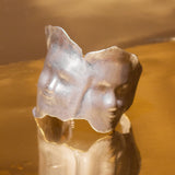 TWIN CUFF IN WHITE BRONZE