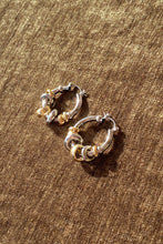 Load image into Gallery viewer, TWO TONE RADDA EARRINGS