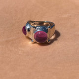 PULP RING IN STERLING SILVER AND ROSE