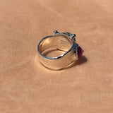PULP RING IN STERLING SILVER AND ROSE