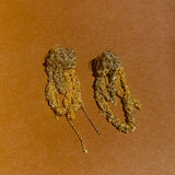 2-TONE DRIP EARRINGS IN GOLD AND HAZE