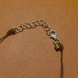 CLASPED BARE FRAME NECKLACE IN ARMY