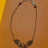 CLASPED BARE FRAME NECKLACE IN ARMY