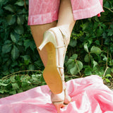 IRENE SANDAL IN LUXOR METALLIC