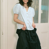 IZARO TOP IN BABY BLUE