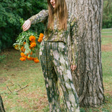 LEE PLEATED TOP IN BRUNO