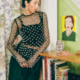 JHANJAR TOP IN BLACK
