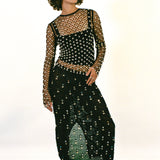 JHANJAR TOP IN BLACK