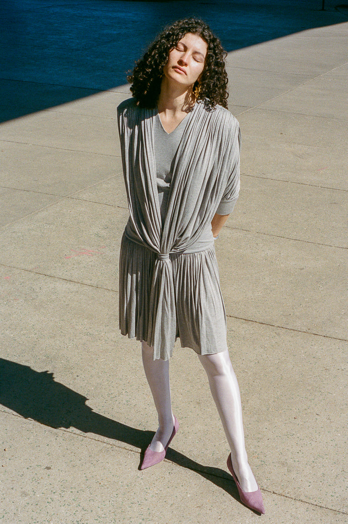JOAN DRESS IN GREY