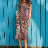 KAIRA DRESS IN VIOLET