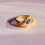 LIANA RING IN GOLD/BLUE