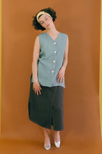 Load image into Gallery viewer, LONG BLUE VEST