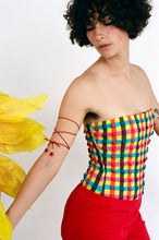 Load image into Gallery viewer, LONG TAC TAC NECKLACE IN RED AND RED