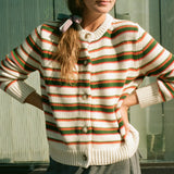 LORENE CARDIGAN IN VENICE STRIPE