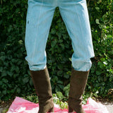 LUNE BOOT IN OAK SUEDE
