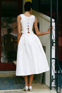 MARIA LUISA SKIRT IN SILK TAFFETA