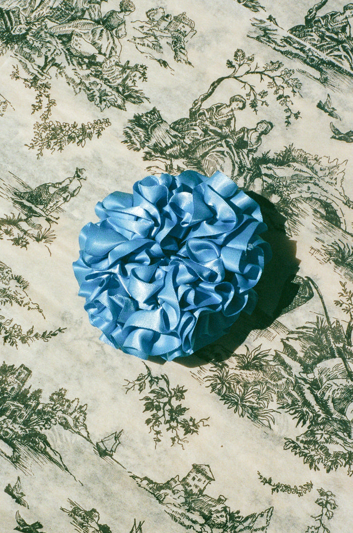 Maryam Nassir Zadeh Carnation Scrunchie in Chamois main image 1