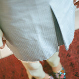 MINI SKIRT IN BLUE/GREY/WHITE CHECK