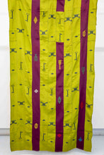 Load image into Gallery viewer, VINTAGE EWE KENTE IN MAUVE AND CHARTREUSE