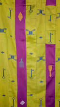 Load image into Gallery viewer, VINTAGE EWE KENTE IN MAUVE AND CHARTREUSE