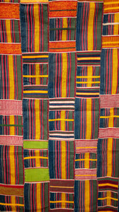 UNITY EWE KENTE IN SORBET