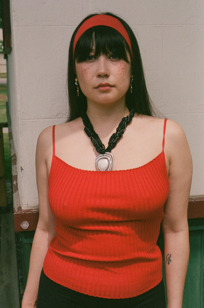 NONNA CAMISOLE IN POMODORO