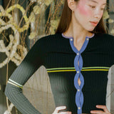 NONNA PEARL CARDIGAN IN INTERGALACTIC