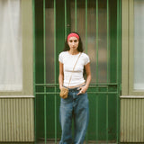 NONNA HEADBAND IN STRAWBERRY/GLACÉ