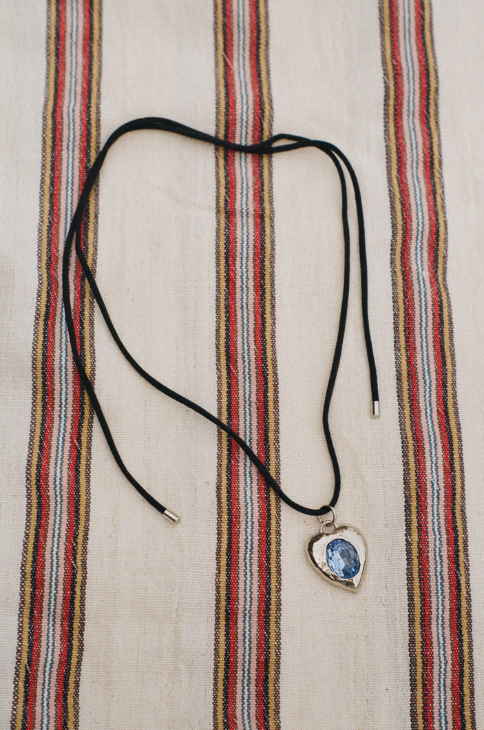 PACHA CORD NECKLACE IN LIGHT BLUE