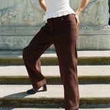 PANAREA TROUSER IN BROWN
